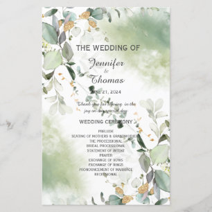 Elegant Botanical Eucalyptus Greenery Program