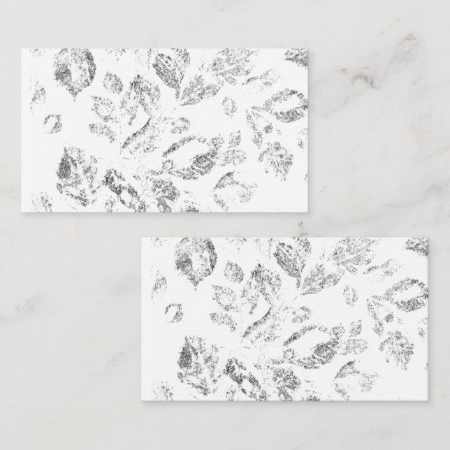 Elegant Botanical File Folder Set Calling Card (Front/Back)