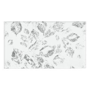 Elegant Botanical File Folder Set Name Tag