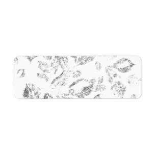 Elegant Botanical File Folder Set Return Address Label