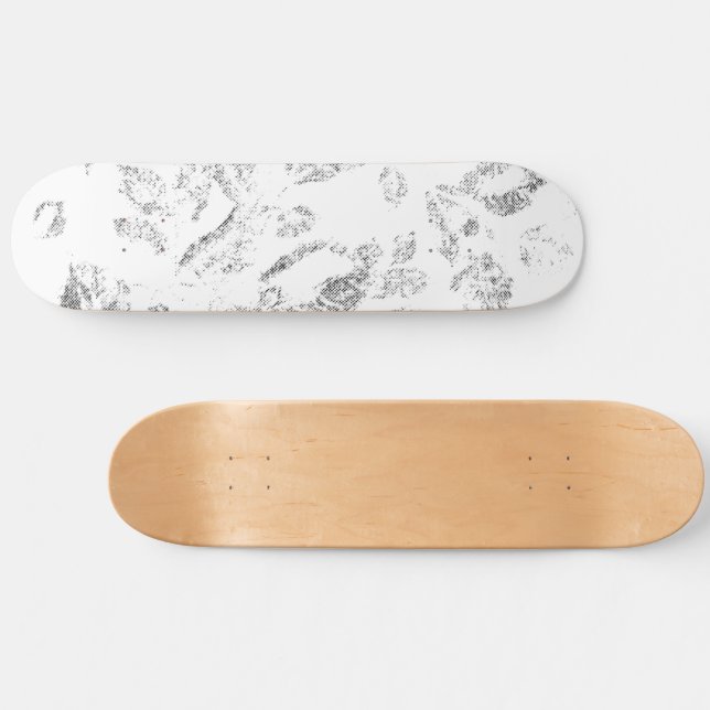 Elegant Botanical File Folder Set Skateboard (Horz)