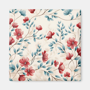 Elegant Botanical Floral Branch Magnet