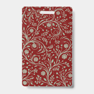 Elegant Botanical Floral Pattern – Minimal Nature ID Badge