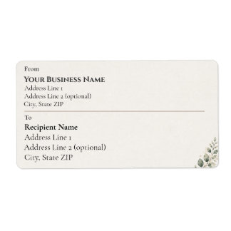 Elegant Botanical Minimalist Small Business