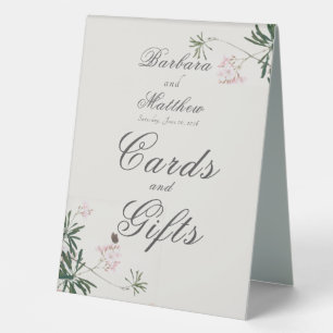 Elegant Botanical Pink Blossom with Butterfly 