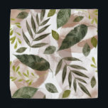 Elegant Botanical Safari Leaves Bandana<br><div class="desc">Elegant tropical greenery</div>