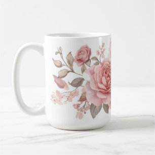 Elegant Botanical Scented Candle Coffee Mug
