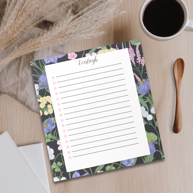 Elegant Botanical To Do List Checklist Notepad (Elegant Botanical To Do List Checklist Notepad)