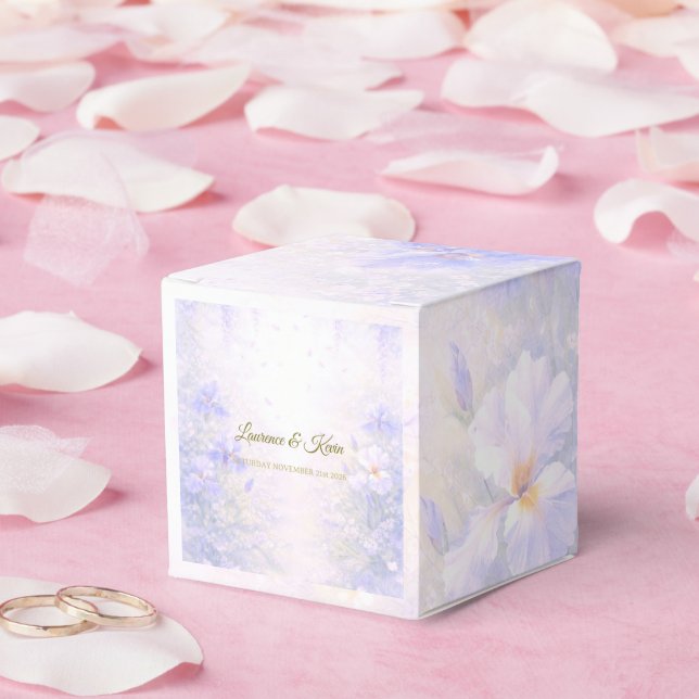 Elegant Botanical Wedding Favour Box (Wedding)