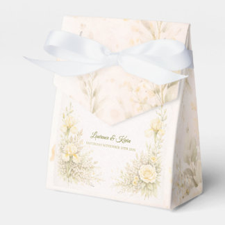 Elegant Botanical Wedding Favour Box