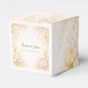 Elegant Botanical Wedding Favour Box