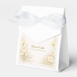 Elegant Botanical Wedding Favour Box