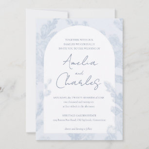 Elegant Botanical Wedding Invitation