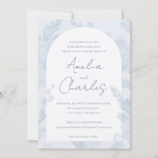 Elegant Botanical Wedding Invitation