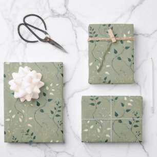 Elegant Botanical Wrap Decoupage Wrapping Paper Sheet
