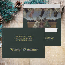Elegant Botticelli Christian Christmas Holiday
