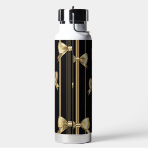Elegant Bow Ceramic Thermos" Water Bottle