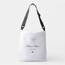 Elegant Bow & Heart Personalised Design Wedding