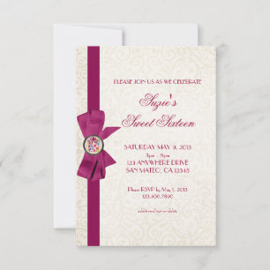 Elegant Bow Invitation