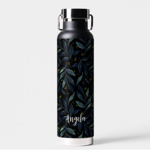 Elegant branches and berries water bottle