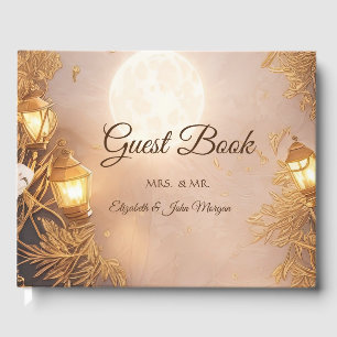 Elegant Branches Rustic Lantern Guest Book