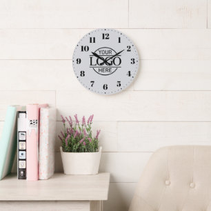 Elegant Branded Company Business Logo Promotional Large Clock