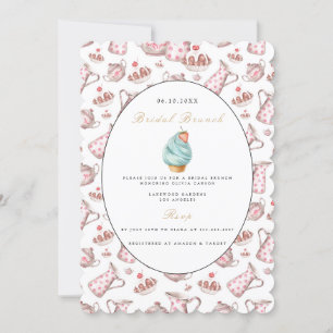 Elegant Bridal Brunch Bridal Shower Invitation
