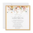 Elegant Bridal Luncheon Wildflower Yellow
