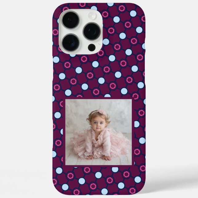 Elegant Bridal Shower Gifts Honeycomb Pattern  Case-Mate iPhone Case (Back)