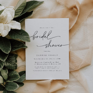Elegant Bridal Shower Invitation