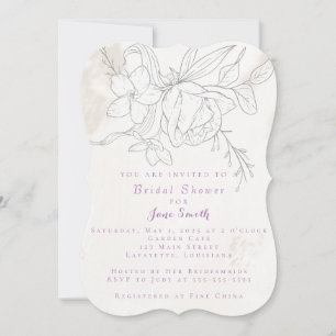 Elegant Bridal Shower Invitation