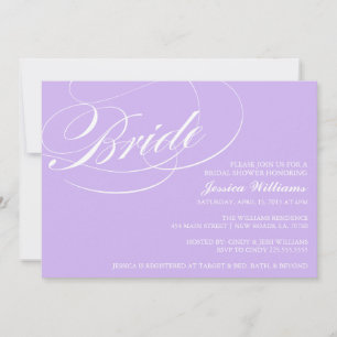 Elegant Bridal Shower Invitations