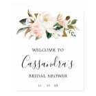 Elegant Bridal Shower Welcome Poster, Welcome Sign