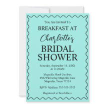 Elegant Bride & Co. Bridal Shower Teal
