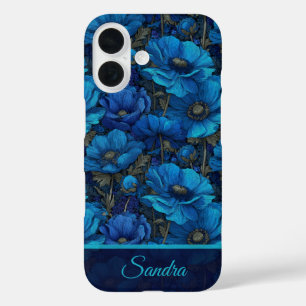 Elegant Bridesmaid Gift Anemones Custom iPhone 16 Case