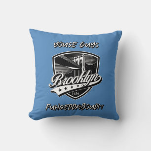 Elegant Brooklyn Logo Design Cushion