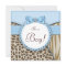 Elegant Brown and Blue Baby Boy Shower
