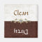 Elegant Brown and Cream Damask Dishwasher Magnet