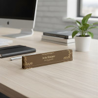 Elegant Brown Gold Audit Firm Financial Advisor De