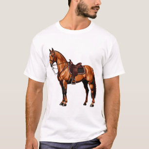 Elegant Brown Horse T-Shirt