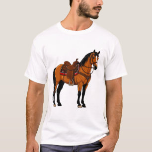 Elegant Brown Horse T-Shirt