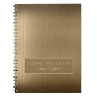 Elegant brushed copper metallic look professional