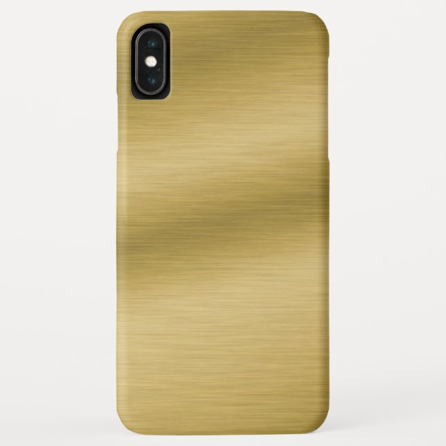 Elegant Brushed Gold Case-Mate iPhone Case (Back)
