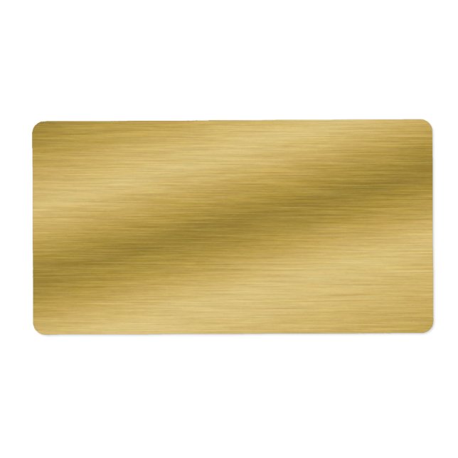 Elegant Brushed Gold Look (Front)