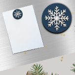 Elegant Brushed Silver Snowflake Magnet<br><div class="desc">Elevate your holiday decor with this Elegant Brushed Silver Snowflake Magnet. This round magnet showcases a stunning brushed silver snowflake, artfully centred to command attention and add a touch of sophistication to any magnetic surface. The intricate design and shine make it a captivating focal point, perfect for enhancing your festive...</div>