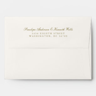 Elegant Burgundy Botanical Flowers Wedding Envelope