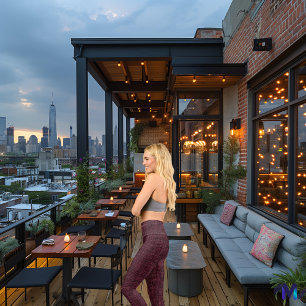 Elegant Burgundy Denim: Personalise Logo & Text Capri Leggings