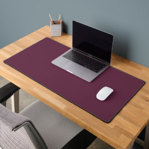 Elegant Burgundy Desk Mat