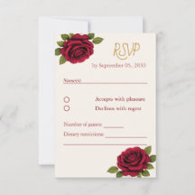 Elegant Burgundy Floral