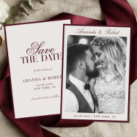 Elegant Burgundy Old Money Photo Wedding